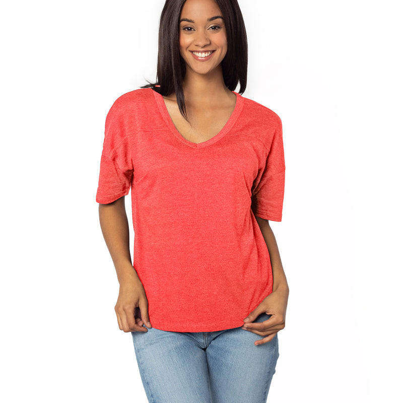 Ladies' Happy Jersey V-Neck