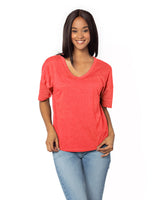 Ladies' Happy Jersey V-Neck