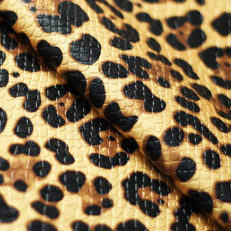 Margay Polyester Fabric - Leopard Pattern, 58" Width (1 Yard)