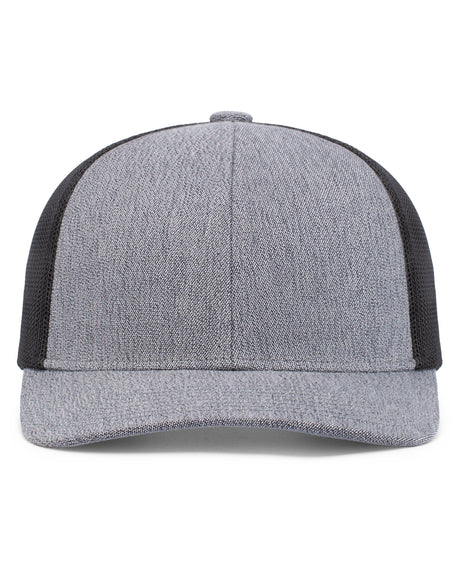 Melange Heather Low-Profile Trucker