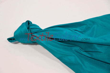 Faux Silk Polyester Dupioni Fabric - Solid Texture, 54" Width, Multiple Colors (Yards, Bolts, Sample Swatch)