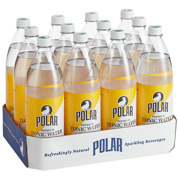 Polar 1 Liter Tonic Water - 12/Case