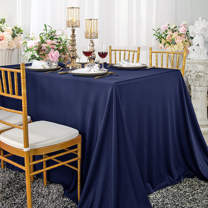 Rectangular Scuba Tablecloth Seamless Wrinkle-Free