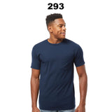 Tultex® Heavyweight Jersey Pocket Crew Neck Short SleeveT-Shirt