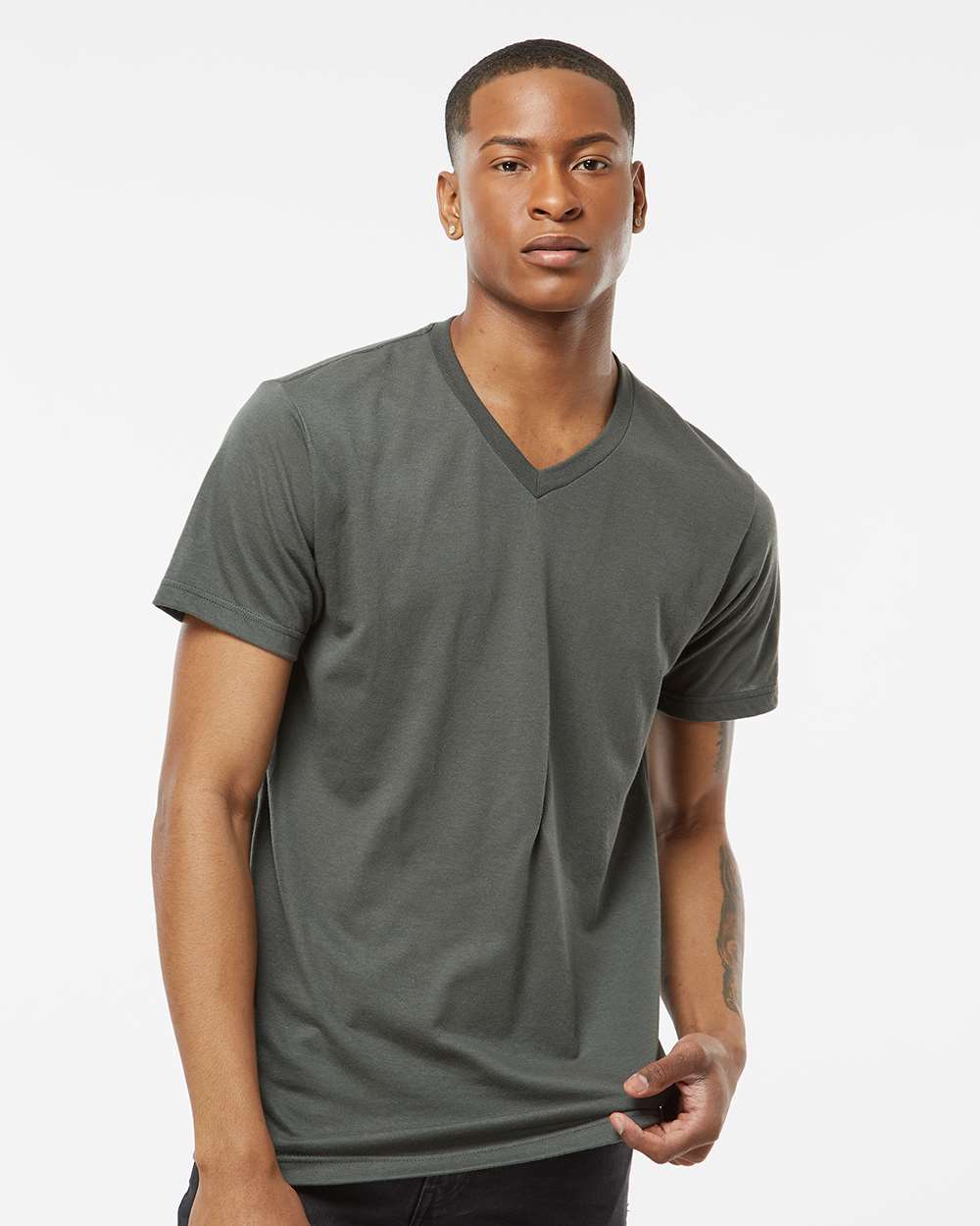 Tultex® Poly-Rich V-Neck Short Sleeve T-Shirt