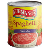 Furmano's #10 Can Home Style Spaghetti Sauce - 6/Case