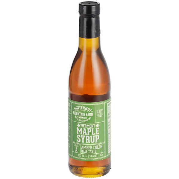 Butternut Mountain Farm Grade A Amber Pure Vermont Maple Syrup 12.7 oz.