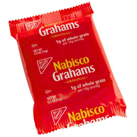 Nabisco 2-Count (0.49 oz.) Original Graham Crackers Snack Pack - 200/Case