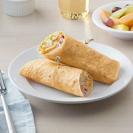 Father Sam's Bakery 10" Light Tomato and Basil Tortillas - 144/Case