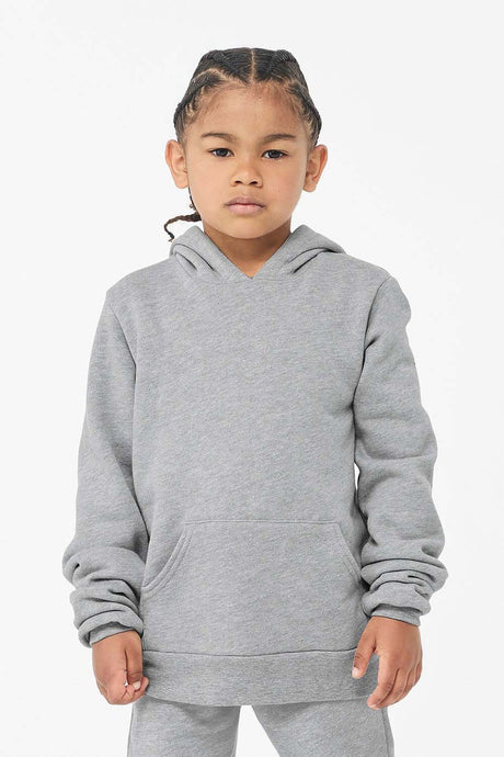 BELLA + CANVASÂ Toddler Sponge Fleece Pullover Hoodie - Heather Forest