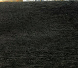 Barcelona Soft Chenille Upholstery Fabric - Black, 56" Width (1 Yard)