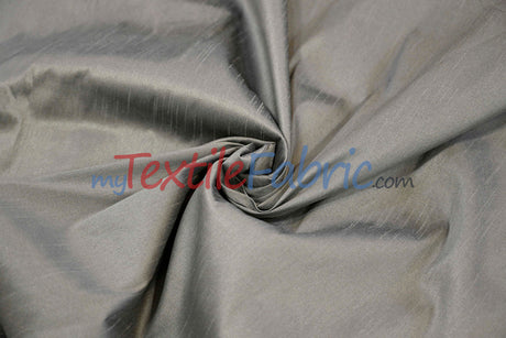 Faux Silk Polyester Dupioni Fabric - Solid Texture, 54" Width, Multiple Colors (Yards, Bolts, Sample Swatch)