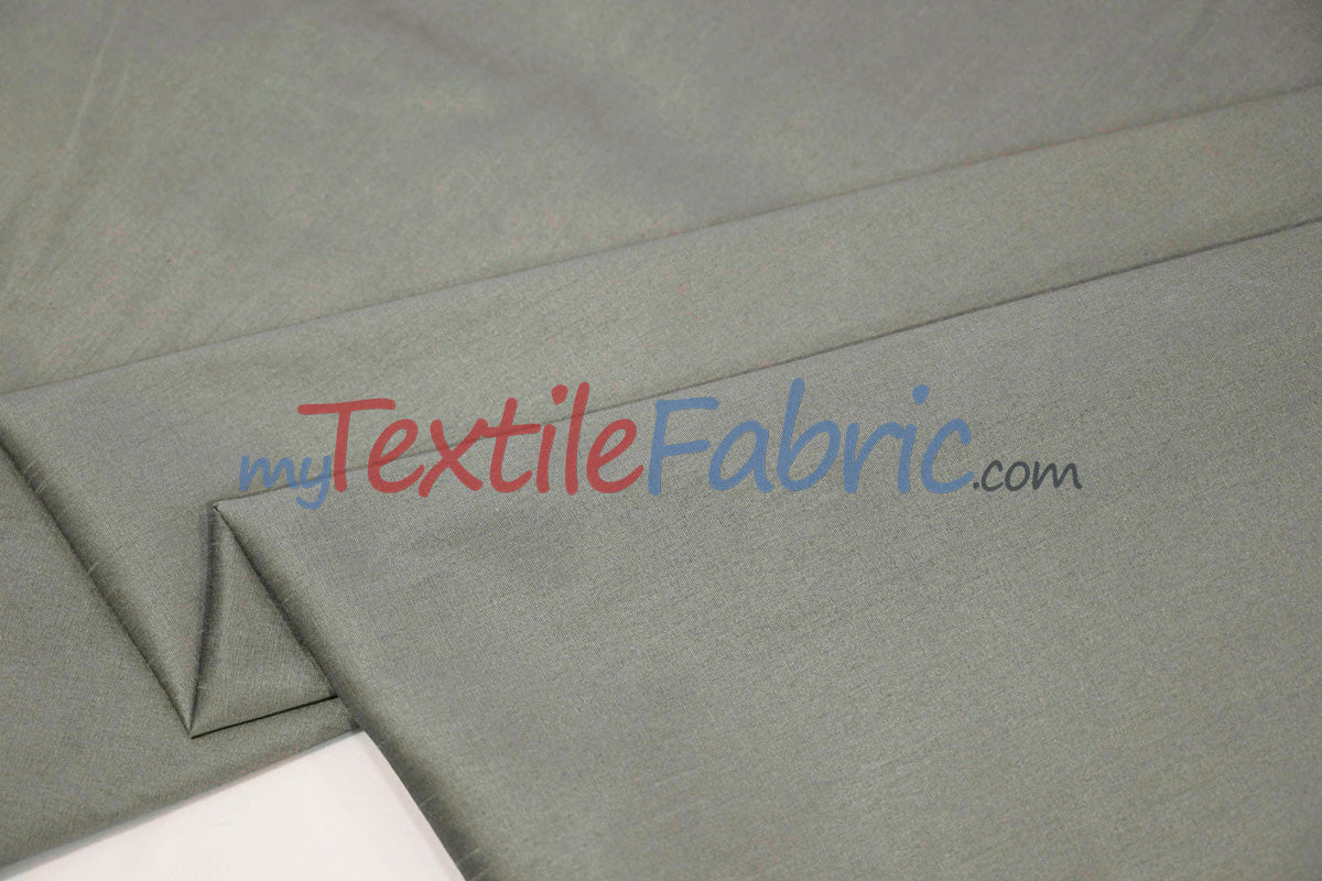 Faux Silk Polyester Dupioni Fabric - Solid Texture, 54" Width, Multiple Colors (Yards, Bolts, Sample Swatch)