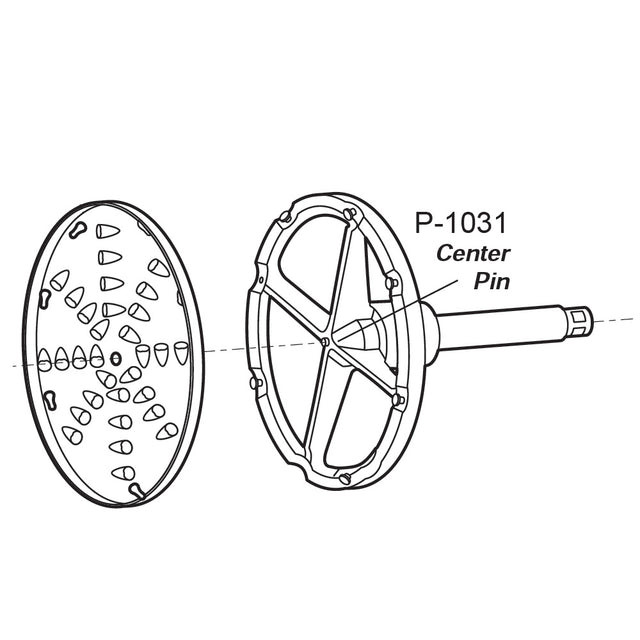 Alfa P-1031 Center Pin / Disc Holder for VS-12DH / VS-22DH