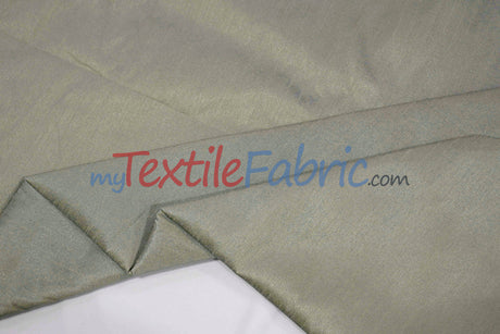 Faux Silk Polyester Dupioni Fabric - Solid Texture, 54" Width, Multiple Colors (Yards, Bolts, Sample Swatch)