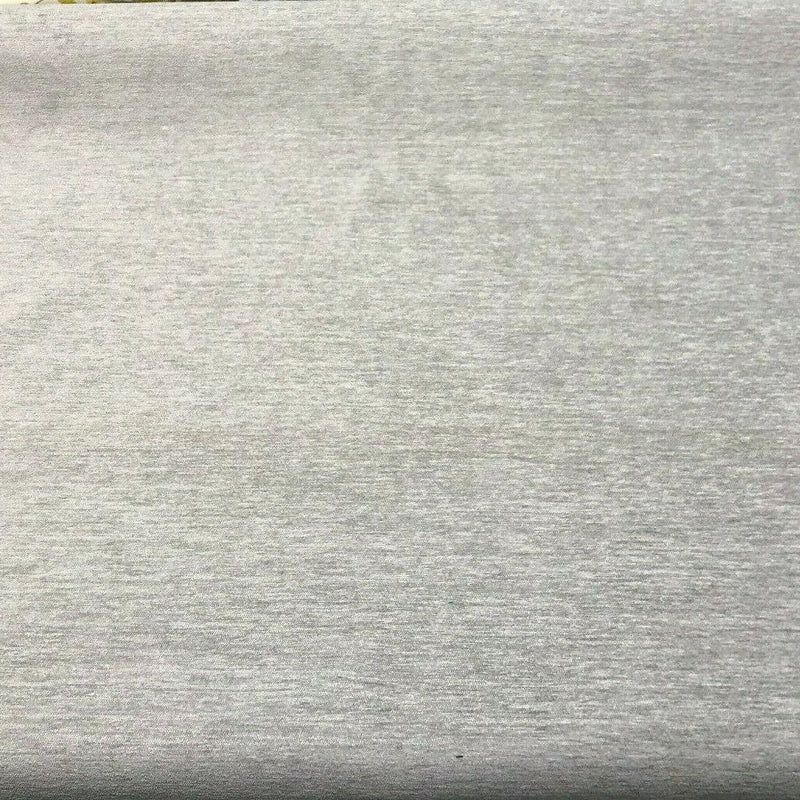 Barcelona Silver Soft Chenille Upholstery Fabric - Silver Solid, 56" Width (1 Yard)