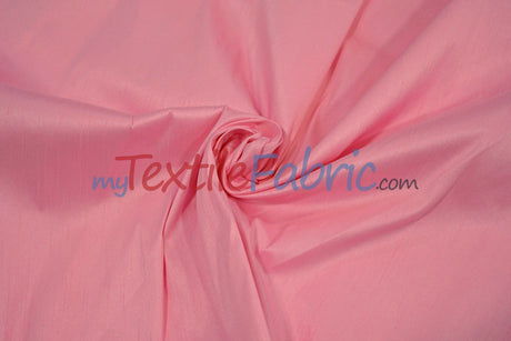Faux Silk Polyester Dupioni Fabric - Solid Texture, 54" Width, Multiple Colors (Yards, Bolts, Sample Swatch)