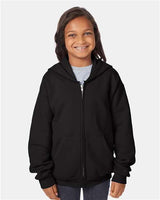 EcoSmart® Youth Full-Zip Hooded Sweatshirt