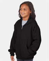 EcoSmart® Youth Full-Zip Hooded Sweatshirt