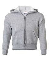 Hanes Youth EcoSmart Full-Zip Hooded Sweatshirt