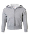 Hanes Youth EcoSmart Full-Zip Hooded Sweatshirt