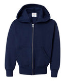 Hanes Youth EcoSmart Full-Zip Hooded Sweatshirt