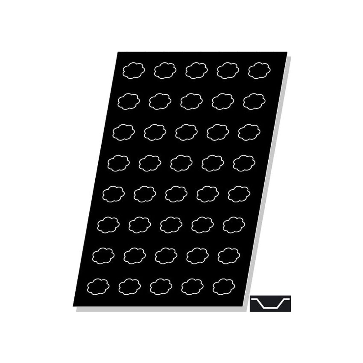 Demarle Flexipan Origine, Fluted Tartlet 0.4 Oz., 40 Cavities