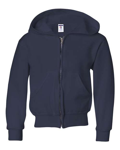 NuBlend® Youth Full-Zip Hooded Sweatshirt