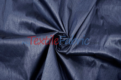 Faux Silk Polyester Dupioni Fabric - Solid Texture, 54" Width, Multiple Colors (Yards, Bolts, Sample Swatch)