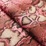 Snake Skin Polyester Spandex Fabric - Assorted Colors, Animal Snake Print, 58/60" Width (1 Yard)