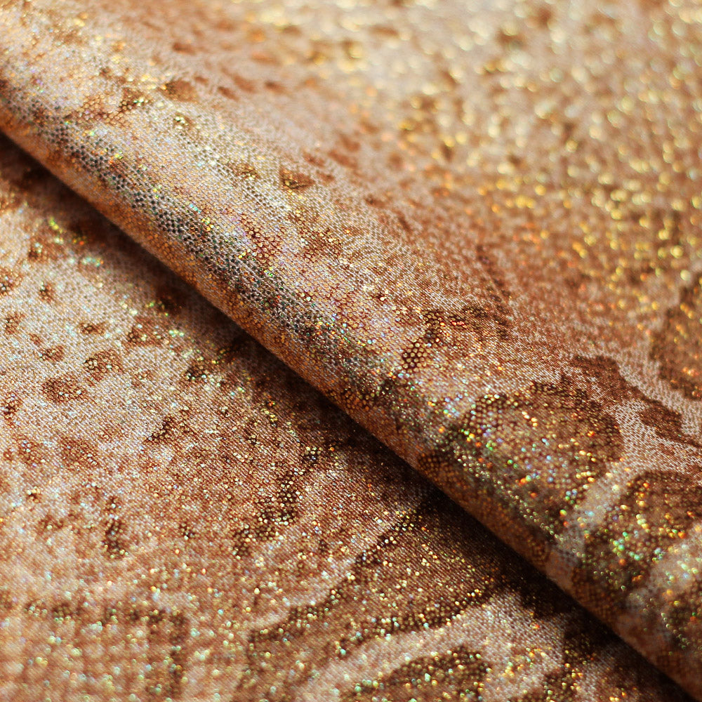 Snake Skin Polyester Spandex Fabric - Assorted Colors, Animal Snake Print, 58/60" Width (1 Yard)