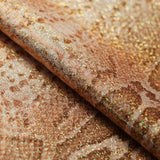 Snake Skin Polyester Spandex Fabric - Assorted Colors, Animal Snake Print, 58/60" Width (1 Yard)