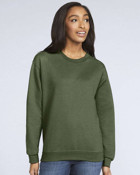 Gildan® Softstyle Midweight Crewneck Long Sleeve Sweatshirt