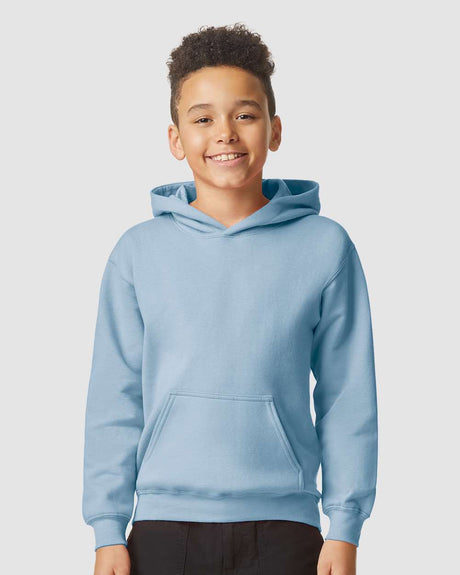 Gildan Youth Midweight Hooded Turtle Neck Sweatshirt