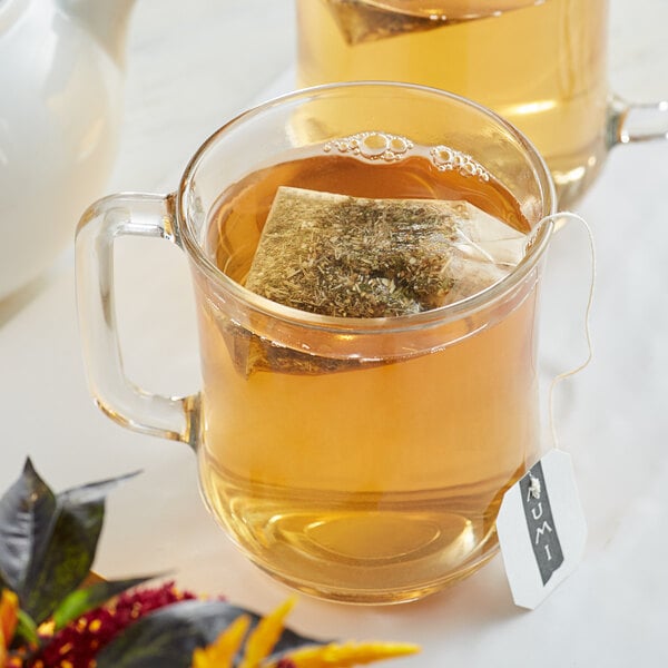 Numi Organic Decaf Ginger Lemon Tea Bags - 100/Case