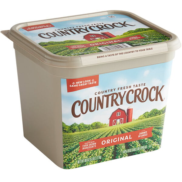 Country Crock Original Spread Tub 5 lb. - 6/Case