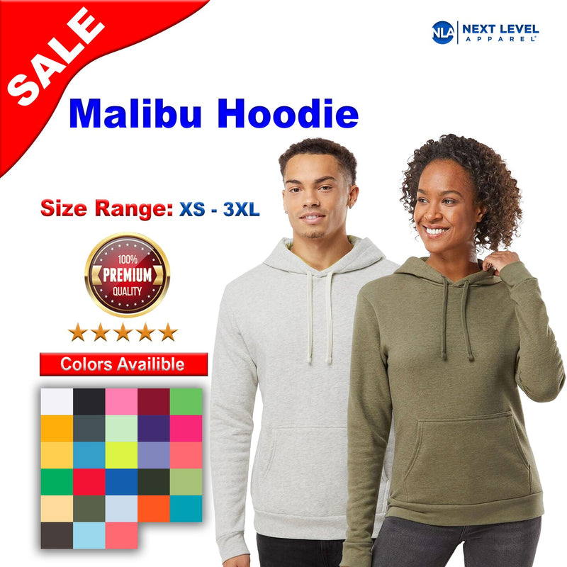 Next Level® Long Sleeve Malibu Hoodie For Adult