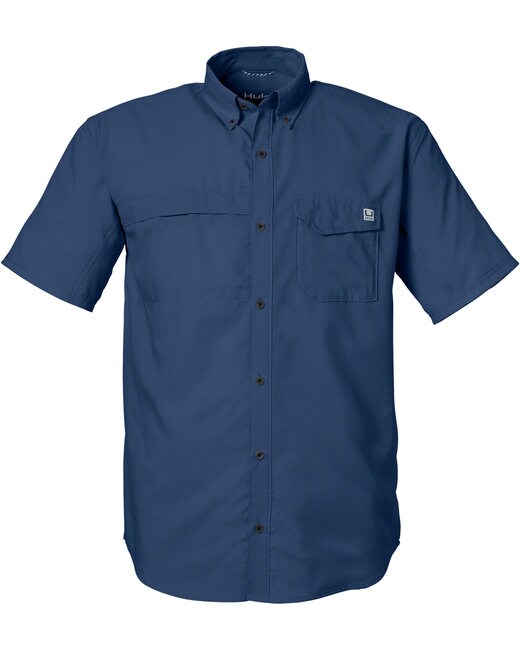 HUK® Men's Tide Point Short Sleeve Shirt