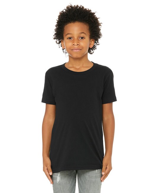 Bella + Canvas® Youth CVC Jersey Crewneck Short Sleeve T-Shirt