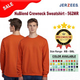 JERZEES® NuBlend Crewneck Long Sleeve Sweatshirt