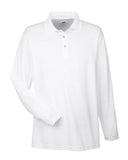 Adult Cool & Dry Sport Long-Sleeve Polo, performance fabric, for work, teams and everyday wear