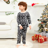 Christmas Long Sleeve Print Homewear Pajama Outfits Set