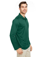 Team 365® Men's Zone Performance Long Sleeve Polo