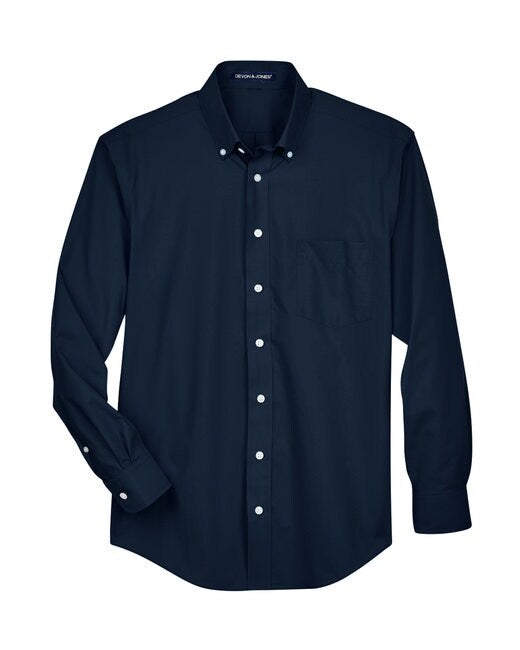 Devon & Jones® Men's Crown Collection Solid Broadcloth Woven Shirt