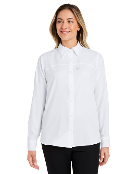 HUK® Ladies' Tide Point Long Sleeve Shirt