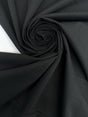 Black Cotton Twill with Elastane