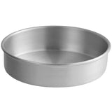 Round Straight-Sided Aluminum Cake Pans - 3" high - Choose Diameter from 3" to 16"