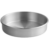 Round Straight-Sided Aluminum Cake Pans - 3" high - Choose Diameter from 3" to 16"