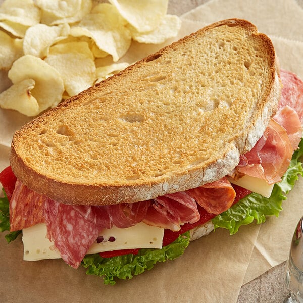 Amoroso's Sliced Rustic Pane Italiano 22 oz. - 12/Case