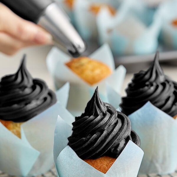 Chefmaster 10.5 oz. Black Diamond Liqua-Gel Food Coloring